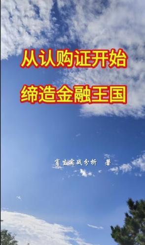 认购证起家的